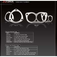 3in Three-Bolt Flange - Mild Steel