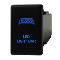 Light Bar Push Button Switch On/Off 12v LED (Colorado 12-20/D-Max 12-19) - Blue