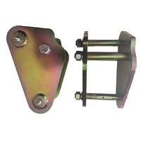 Superior Anti-Inversion Extended Shackles 2 Inch (50mm) Suitable For Toyota LandCruiser 40/45 Series Front (15mm Pins) (Pair) No Wedge