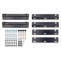 Billet Series 6061-T6 Alloy Universal Quick Disconnect Mudflap Bracket Kit 230mm
