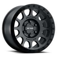 MR305 NV 18x9 6x139.7 18 Matte Black - Gloss Black Lip