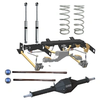 Superior Weld in Coil Conversion VSB14 Approved 2 Inch (50mm) Lift Kit with Track Corrected Chromoly Diamond Diff Housing w/Nitro Gas Twin Tube Shocks