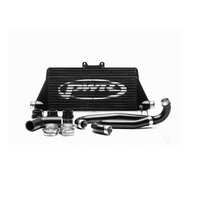 42/55mm Stepped Core Intercooler & Pipe Kit (Hilux 2.8L 15-20) - Black Powder Coat