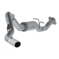 3.5" Cat Back, Single Side (Silverado/Sierra 17-10) - T409 Stainless Steel - T304 Stainless Steel Tip