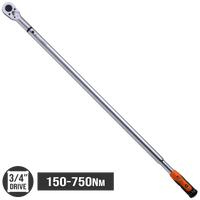 Torque Wrench - Micrometer - 3/4" Drive - 150 to 750Nm