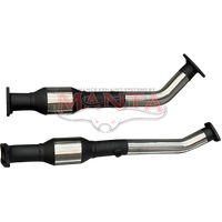 Performance Cat Back System (Landcruiser V8 4.7L UZJ200 Series Petrol Wagon High Flow Cats (Pair) Bolt to FX-696)