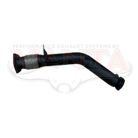 4in Turbo Back Dump Pipe Without Cat (Next Gen T6.2 Ranger & Everest V6 Diesel)