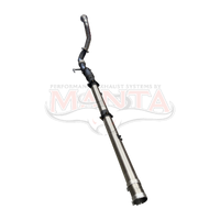 4in T/Back, Suits OEM Tailpipe, Cat & Without Muffler (Silverado 2500 HD LTZ, 6.6L TD V8, 20-25)
