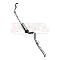3in Turbo Back With Muffler, With Cat (Cannon Ute 2.0L TD 20-25)