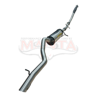 3in Turbo Back Without Cat & With Muffler (Pajero Sport QE, QF, QG 15-24)