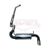 2 1/2in Catback With Centre Hotdog & Rear Muffler (Jimny XL 5 Door 1.5L Petrol)