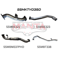3in Turbo Back With Hotdog To Suit CT26 Turbo Kit (Landcruiser HZJ80)