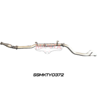 4in Turbo Back without Cat & with Muffler (Landcruiser VDJ76 4.5L V8 Wagon (Without DPF))