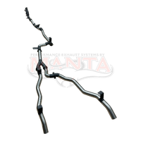 3in Dual Turbo Back With Cat & Without Muffler (Landcruiser GDJ79 Ute, 2.8L TD, 23 On)