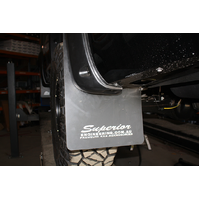 Superior Premium Mudflaps Suitable for Toyota LandCruiser 200 Series 2016-2021 Facelift Rear (Pair) Flares:Kut