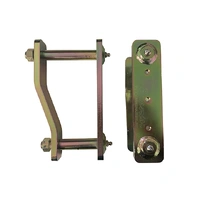 Superior Extended Shackles 2 Inch (50mm) Suitable For Toyota Hilux  2015 on Revo/AN2 (N80-N90) Rear No Wedge HL Guard:N