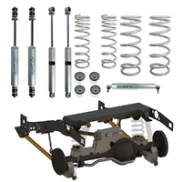 Superior Weld In Coil Conversion VSB14 Approved 2 Inch (50mm) Lift Kit w/Nitro Gas Twin Tube Shocks (Front and Rear) Suitable For Toyota LandCruiser 7