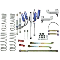 Superior Remote Reservoir 2.0 4 Inch (100mm) Lift Kit Suitable For Toyota Prado 120 Series/FJ Cruiser (Kit) 100-150kg Acc 120 ABS (Braided)