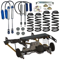 Superior Weld In Coil Conversion VSB14 Approved 2 Inch (50mm) Lift Kit w/2.5 Remote Reservoir Shocks (Front and Rear) Suitable For Toyota LandCruiser 