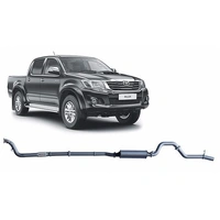 RXD Turbo Back Exhaust System - Catless w/Large Muffler (Hilux 05-15)