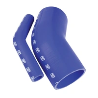 Silicone Hose 45 Degree Elbow - Blue, 2.00in/50mm