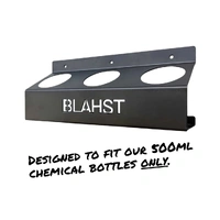 Wall-Mounted Chemical & Accessories Holder for 3 x 500ml Bottles