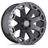 Warlord 17x8 6x130 +52mm Matte Gunmetal