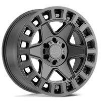 York 17x8 6x130 +52mm Matte Gunmetal