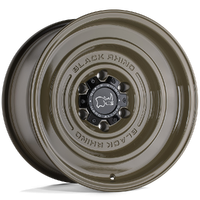 Solid 17x9.5 5x127 -18mm Gloss Alligator Green