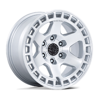 Bahari BR022 17x8.5 6x139.7 +25mm Gloss Silver Machined