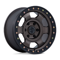 Trooper BR029 17x8.5 6x139.7 0mm Burnt Bronze Matte Black