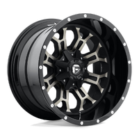 Crush D561 17x9 5x139.7/5x150 +1mm Gloss Machined Double Dark Tint