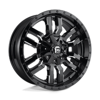 Sledge D595 18x9 5x114.3/5x127 +1mm Gloss Black Milled