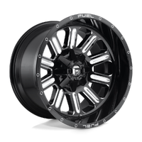 Hardline D620 18x9 8x165.1 +20mm Gloss Black Milled