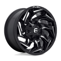 Reaction D753 20x9 6x135/6x139.7 +1mm Gloss Black Milled