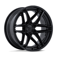 Flight FC408 20x9 6x139.7 +1mm Matte Black Gloss Black Lip