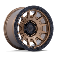 Fortress FC884 17x8.5 6x139.7 +25mm Matte Bronze Gloss Black