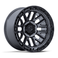 Rail FC890 17x9 6x139.7 +1mm Gloss Gunmetal Black Lip