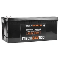 iTECH24V100 Deep Cycle Lithium Battery 24V 100Ah