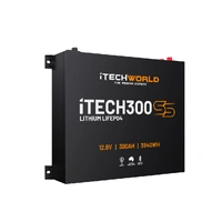iTECH300SS Super Slim Deep Cycle Lithium Battery with Bluetooth LiFePO4 300Ah