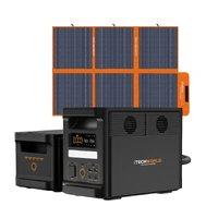 Flexi Off-Grid Max Solar Generator Kit PS1800 PRO Power Station, 200W Solar Mat & Expansion Battery