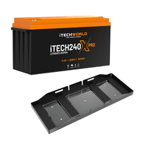 240Ah Lithium LiFePO4 Bluetooth PRO Battery Bundle with Battery Tray