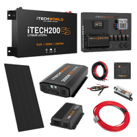 Expansion Super Slimline 4WD Dual Battery Kit 200Ah Lithium