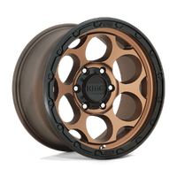 Dirty Harry KM541 17x8.5 5x127 +18mm Matte Bronze Black Lip