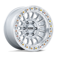 Ims KM552 17x8.5 5x127 +25mm Gloss Silver Machined Face